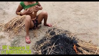 Indian Farmer Wife Makeup In Field Hardcore Painful Sex