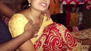 Indian Telugu Bhabhi Giving Hard Fuking To Her BF