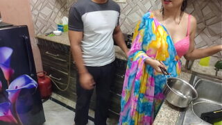 Indian Telugu Bhabi Fucking First Time Ass by Her Devar in kitchen