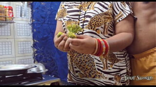 Indian Telugu Horny Brother Fucking Wet Pussy Sister in The Kitchen