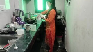 Indian Telugu Hot Maid Having Anal Sex With Her Owner In Kitchen