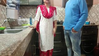 Indian telugu house owner fucked hard hot pussy maid