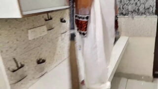 Indian Telugu Lover Fucking Hot Bhabhi Wet Pussy in Kitchen