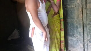 Indian Telugu sexy bhabhi fucked with chubby devar