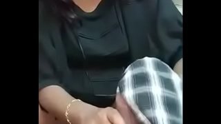 Swathi naidu playing and sucking with cock on bed