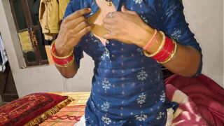 Telugu Bhabhi With Dever Boobs Suck And Standing Style Fucked Her Pussy