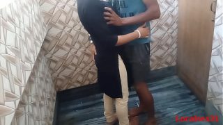 Telugu Hot Village Bhabi With Black Clower Dress Fucking With Her Boy Friend