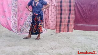 Telugu Hot Village Sister and Her Stepbrother Doggstyle Fuck In Outdoor