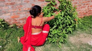 Telugu Teen Girlfriend Home Garden Clean After Sex