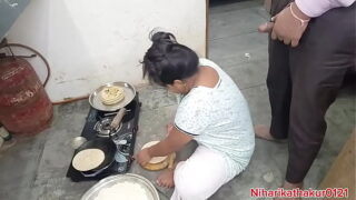 Telugu village milf bhabhi fucking by devar in the kitchen
